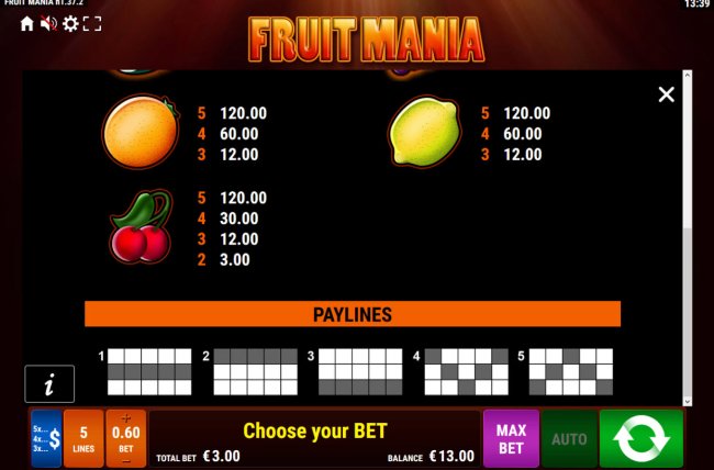 Free Slots 247 image of Fruit Mania