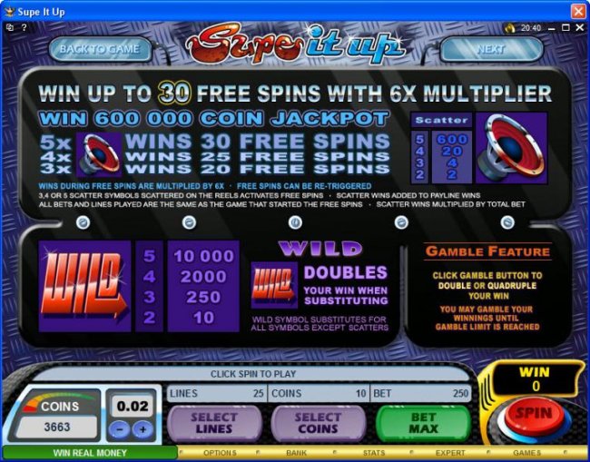 Free Slots 247 image of Supe It Up