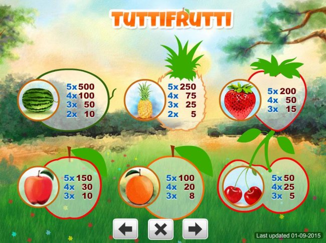 Tutti Frutti screenshot