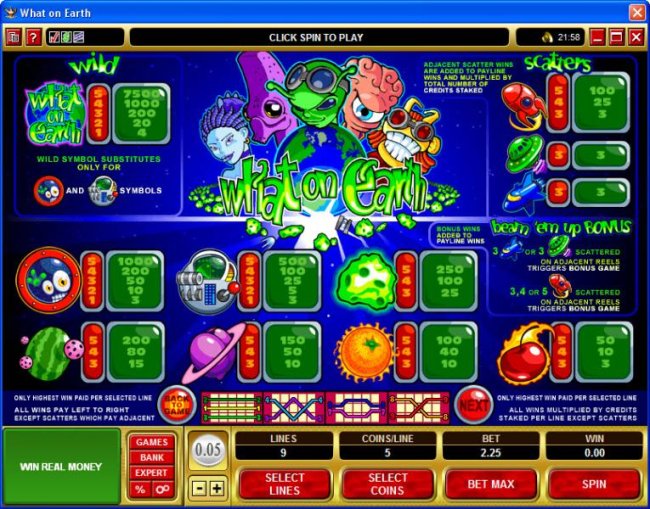 Free Slots 247 image of What on Earth