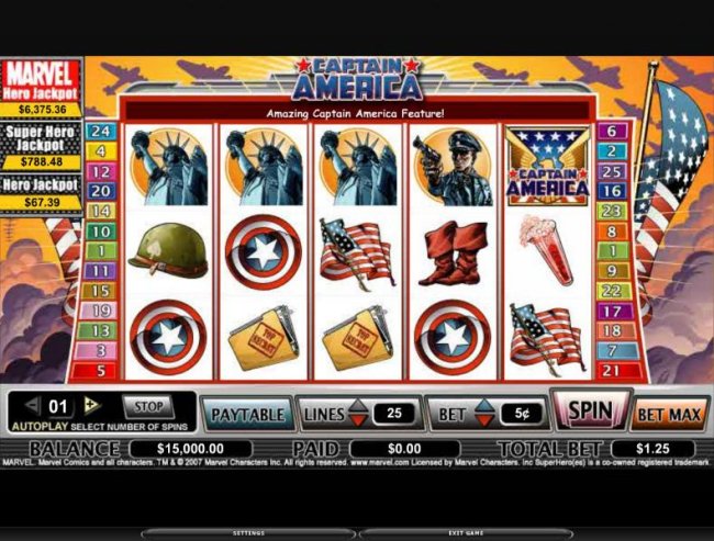 Captain America by Free Slots 247