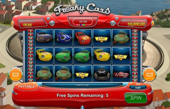 free spins triggered by Free Slots 247