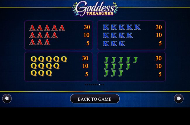 Goddess Treasures screenshot