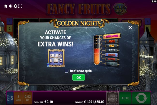 How to activate Golen Nights feature by Free Slots 247