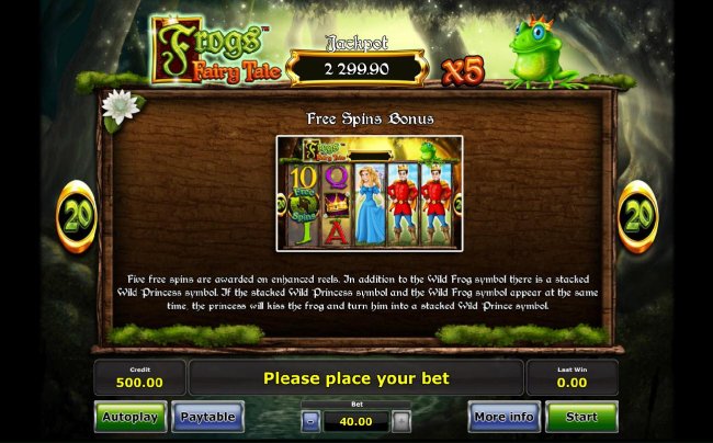Frog's Fairy Tale screenshot