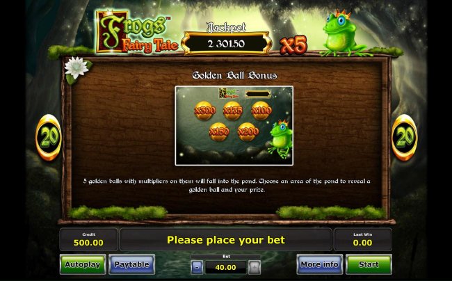 Golden Ball Bonus Game Rules - Free Slots 247