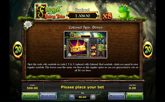 Colossal Spin Bonus Game Rules - Free Slots 247