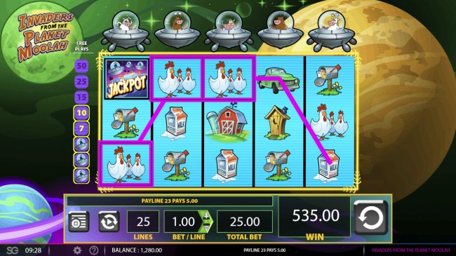 Four or more consecutive cascade wins triggers the free spins feature by Free Slots 247