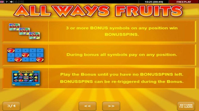 All Ways Fruits by Free Slots 247
