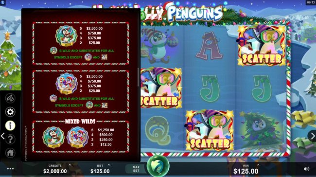 Holly Jolly Penguins by Free Slots 247
