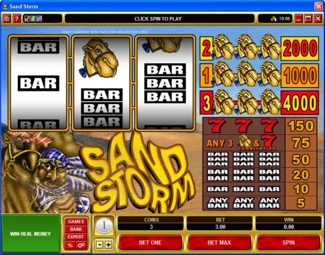 Free Slots 247 image of Sand Storm