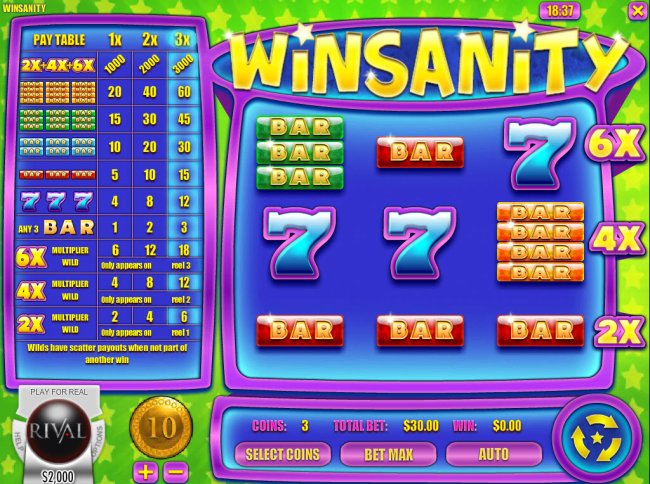 Free Slots 247 image of Winsanity