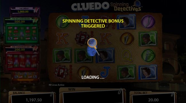 Free Slots 247 image of Cluedo Spinning Detectives