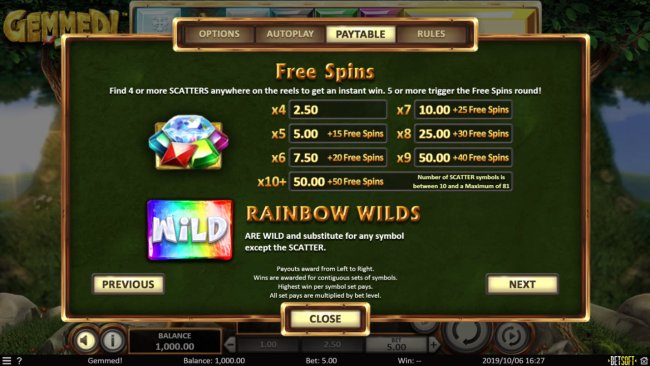 Wild and Scatter Rules - Free Slots 247