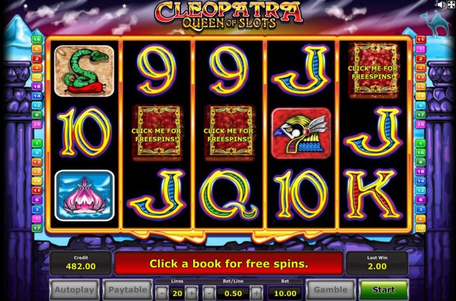 Free Slots 247 image of Cleopatra Queen of Slots