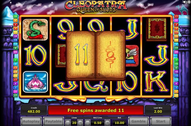 Cleopatra Queen of Slots screenshot