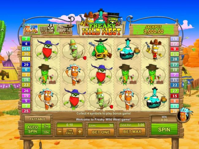 Freaky Wild West by Free Slots 247