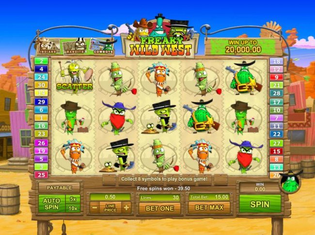 free spins feature triggers a $39.50 payout by Free Slots 247