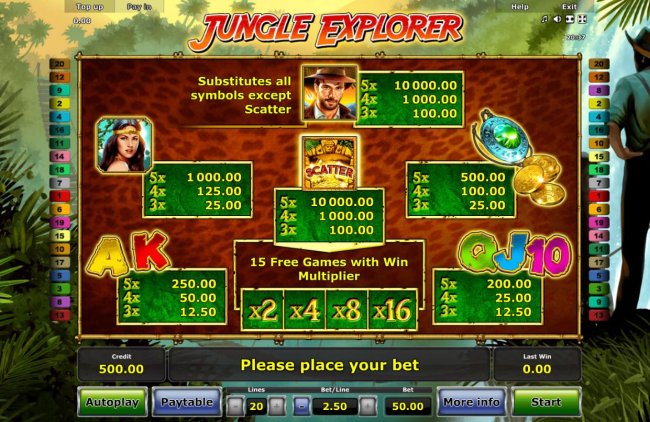 slot machines online jungle explorer