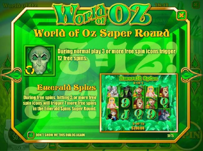 Free Slots 247 image of World of OZ