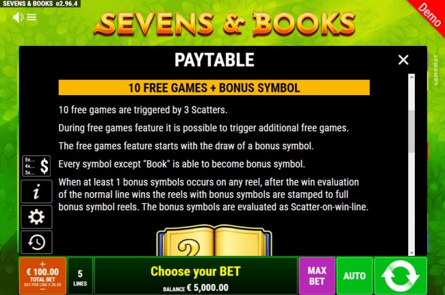 Sevens & Books by Free Slots 247