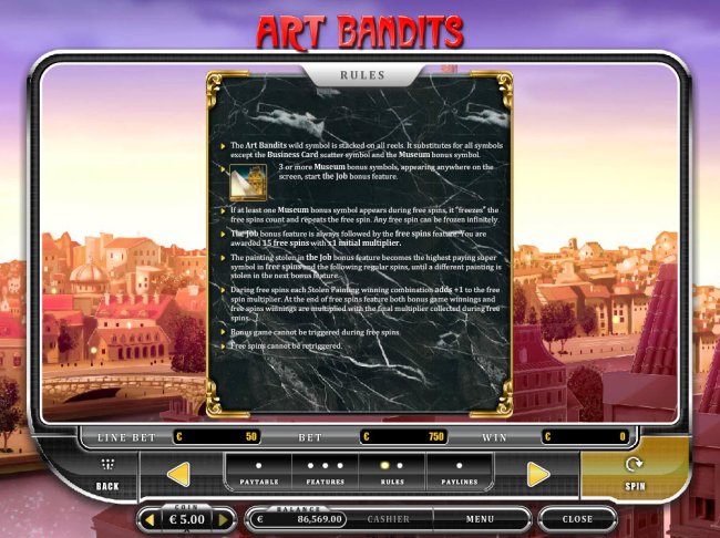 Free Slots 247 image of Art Bandits