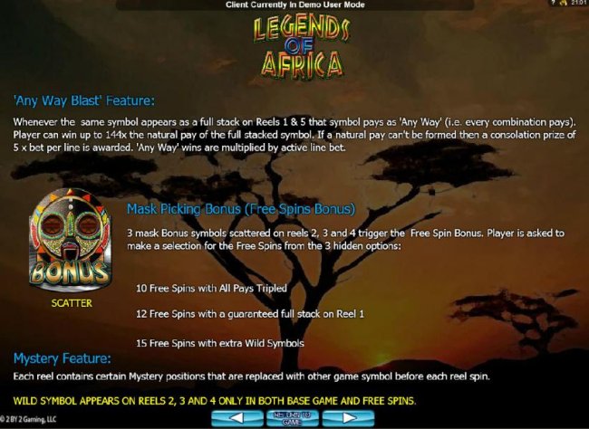 Legends of Africa by Free Slots 247
