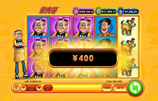 Multiple winning paylines triggers a big win! by Free Slots 247