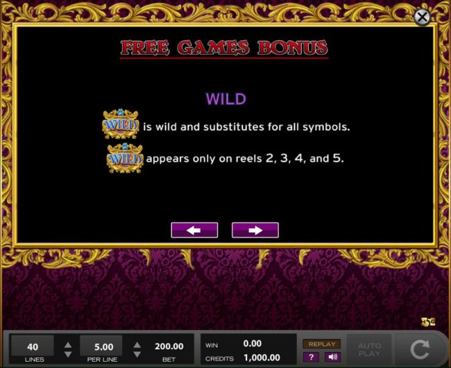 Free Games Bonus - Wild Symbol Rules by Free Slots 247