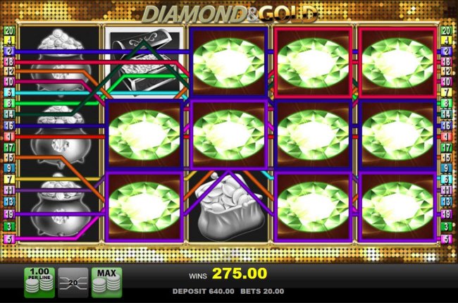 Free Slots 247 image of Diamond & Gold