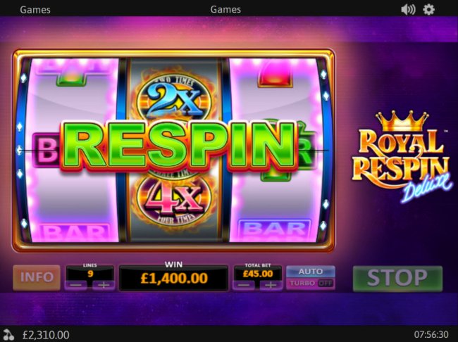 Respin Triggered - Free Slots 247