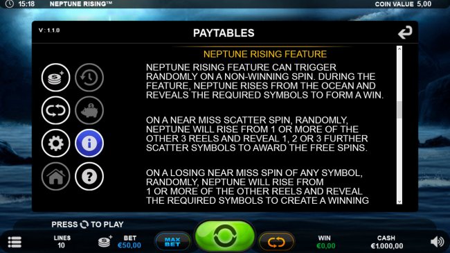 Free Slots 247 image of Neptune Rising