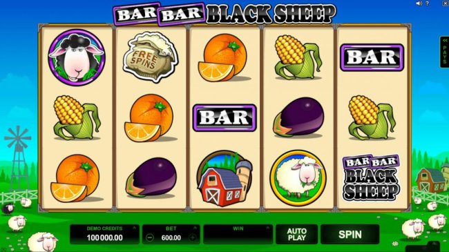 Bar Bar Black Sheep 5 Reels by Free Slots 247