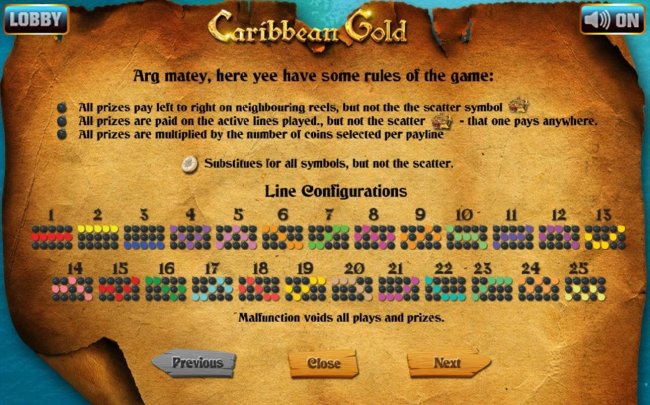 Free Slots 247 image of Caribbean Gold