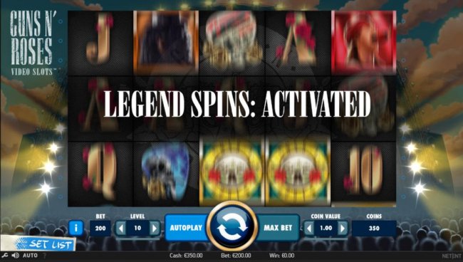 Free Slots 247 - Legend Spins Activeated