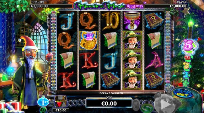 Merlin's Magic Respins Christmas by Free Slots 247