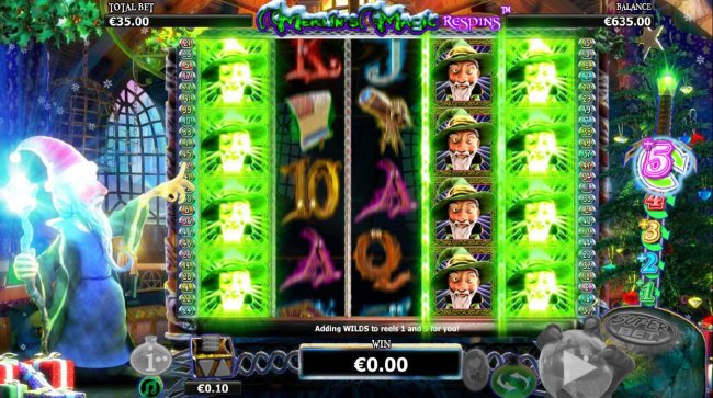 Free Slots 247 - Additional wilds are added to the reels during the Wild Respin feature.