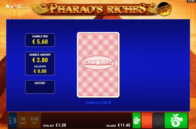 Free Slots 247 image of Pharaoh's Riches Red Hot Firepot