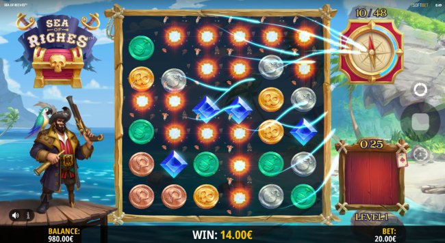 Free Slots 247 - Winning symbols charge the Captain's Compass