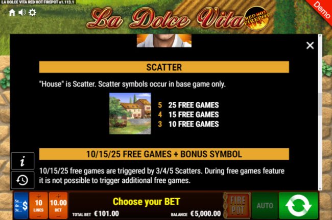 Scatter Symbol Rules by Free Slots 247