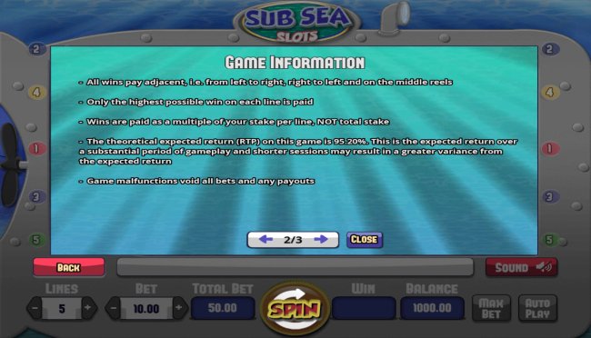 Free Slots 247 image of Sub Sea Slots