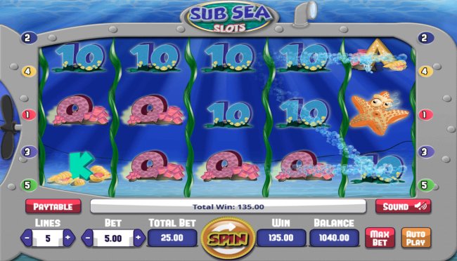 Sub Sea Slots by Free Slots 247