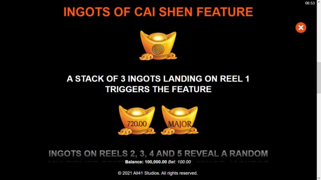 Ingots of Cai Shen screenshot