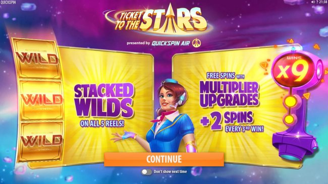 Ticket to the Stars by Free Slots 247