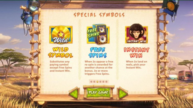 Wild, Free Spins and Instant Win symbols rules. - Free Slots 247