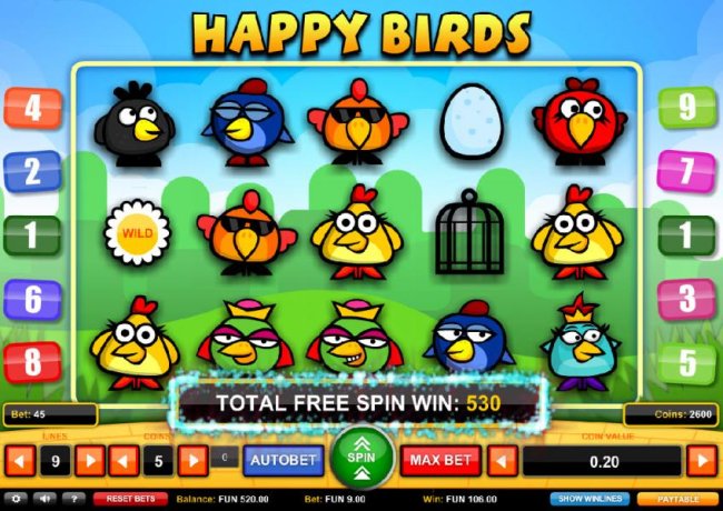 Happy Birds by Free Slots 247
