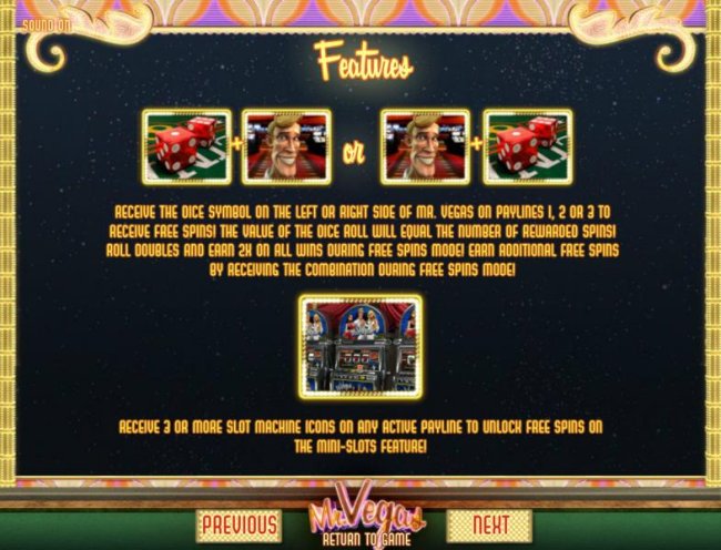 game feature rules - Free Slots 247