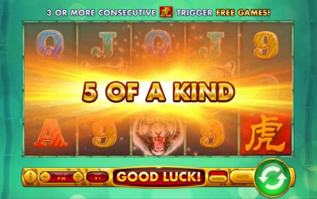 A winning Five of a Kind - Free Slots 247