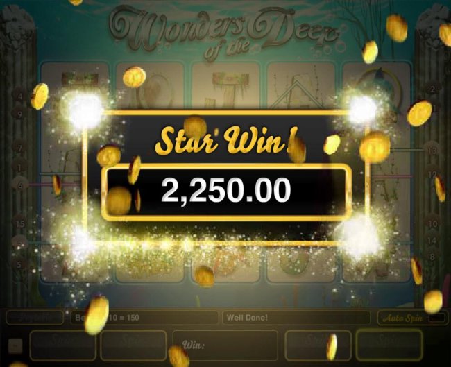 A 2,250.00 big win awarded by Free Slots 247