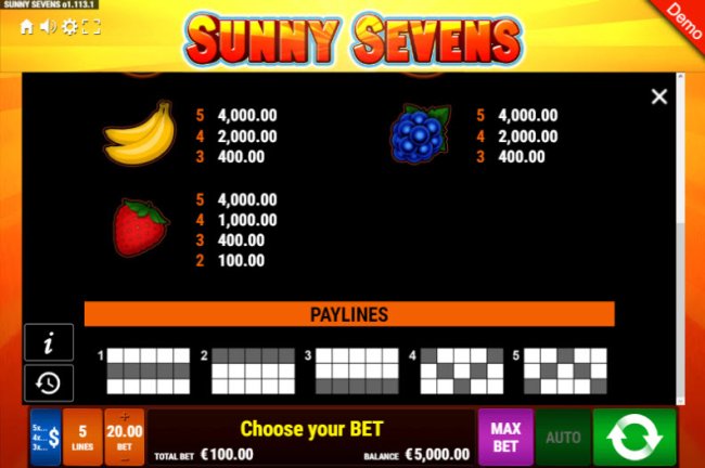 Sunny Sevens by Free Slots 247
